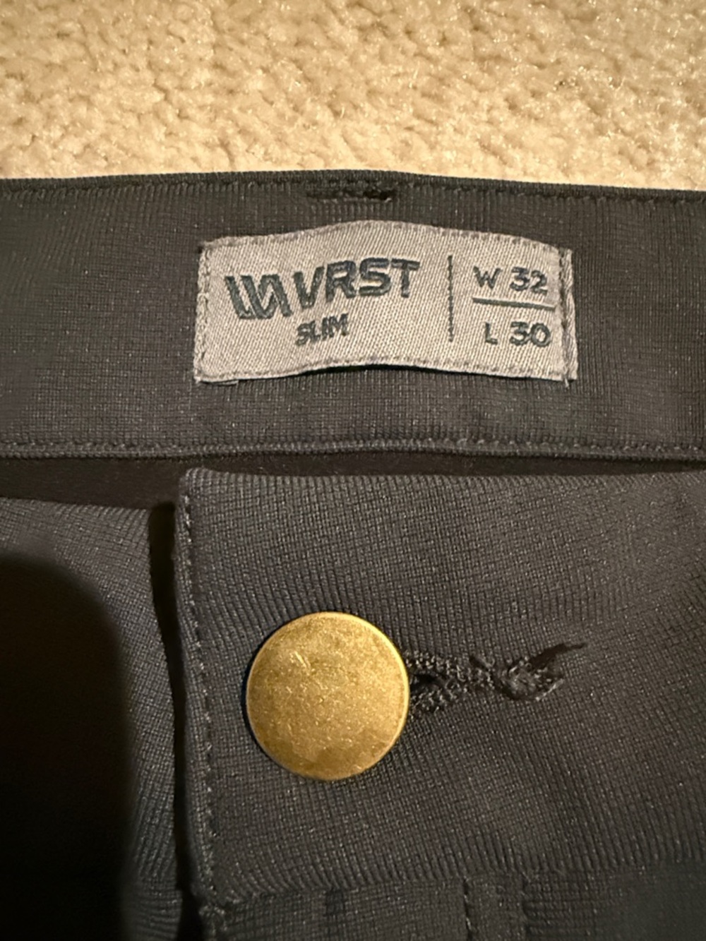 Men's vRST Dark Grey Slim Pants - Picture 3 of 8